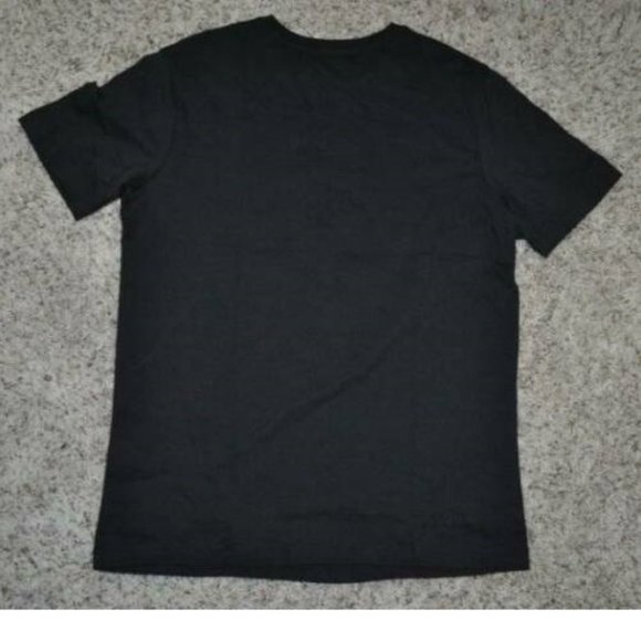 Halloween Shirt Small Black Bat HAPPY HALLOWEN Short Sleeve Crew Neck Tee Mens - Picture 3 of 3